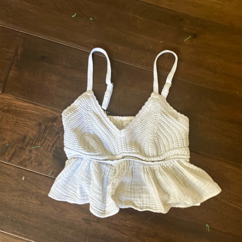 Hollister crochet beachy tank xxs